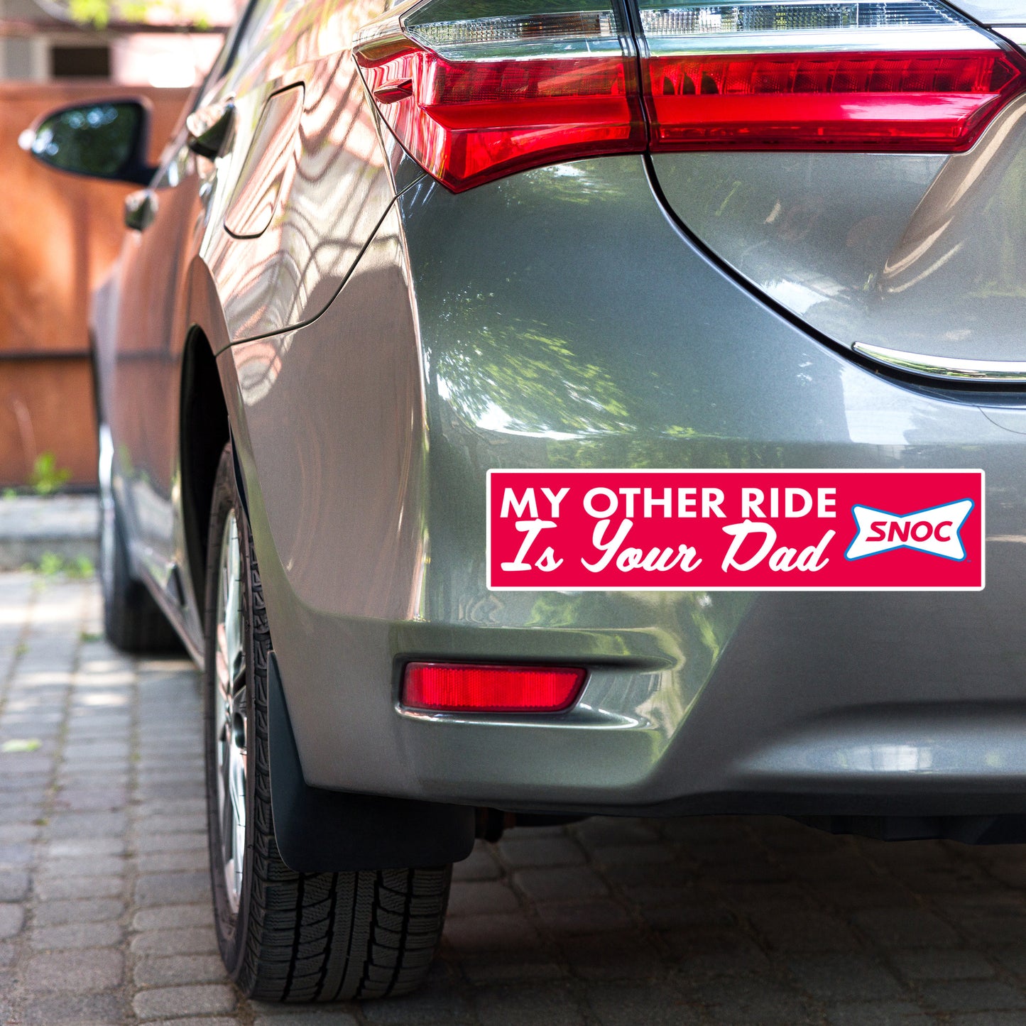 My Other Ride Is Your Dad Sticker
