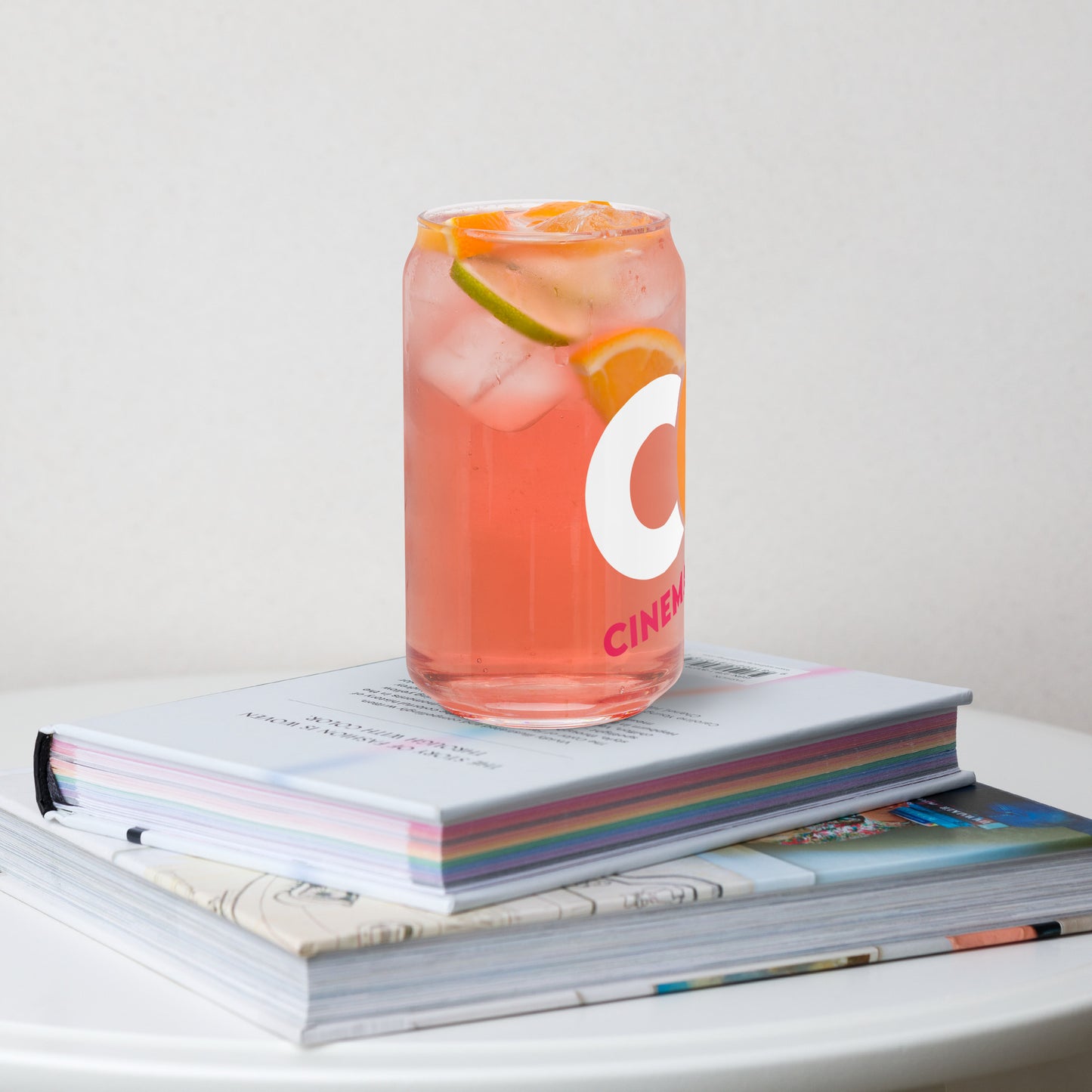 Cinema Goon Can-shaped glass